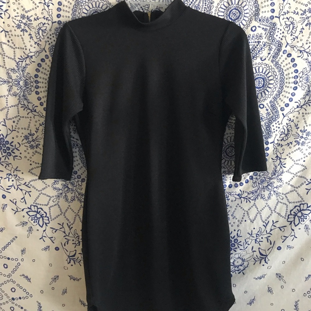 Boohoo Mock Turltle Neck Dress